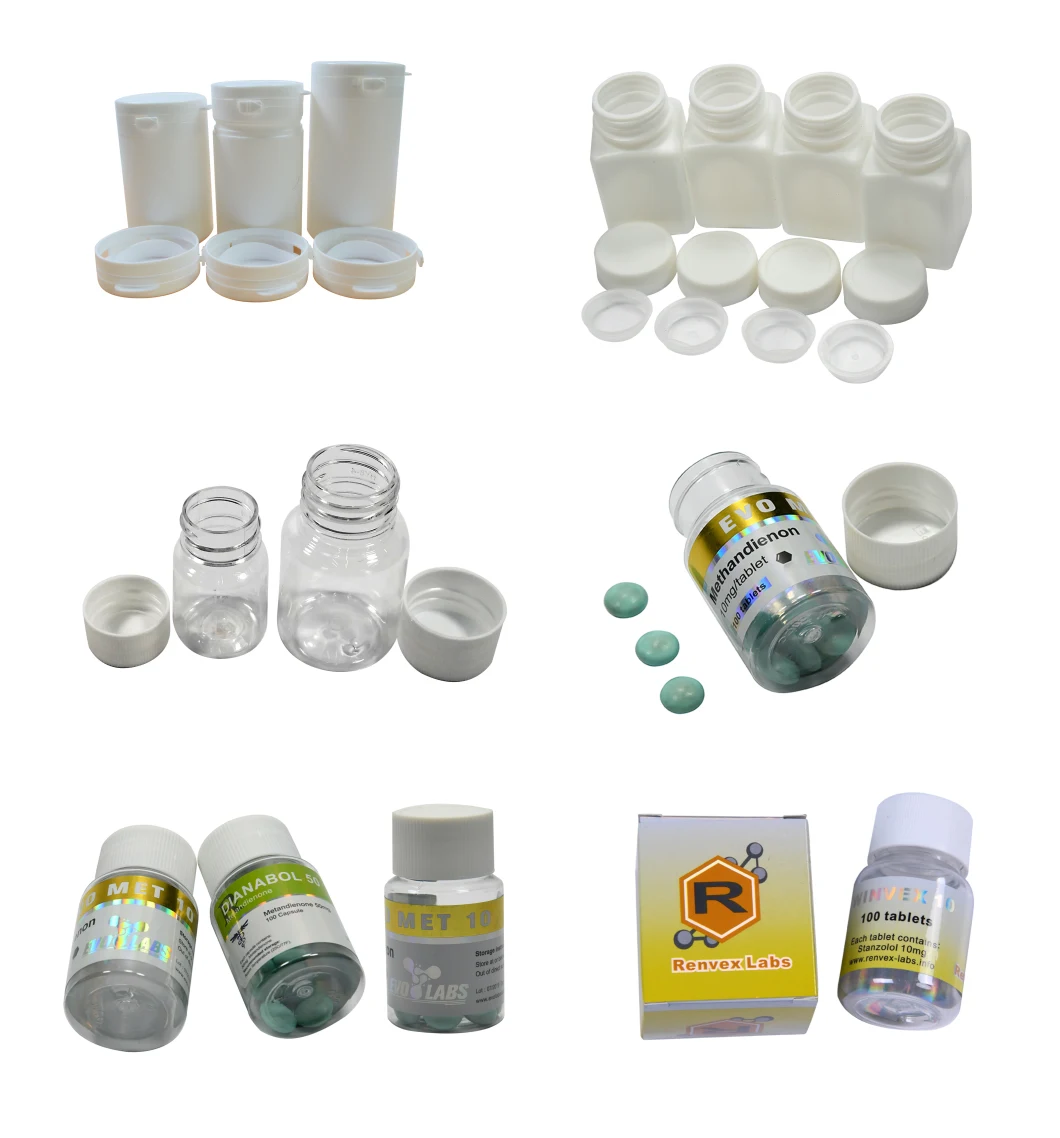 Round White HDPE Capsules Tablets Bottle 45ml 60ml 75ml 85ml 100ml 150ml 200ml Medicine Pills Bottles