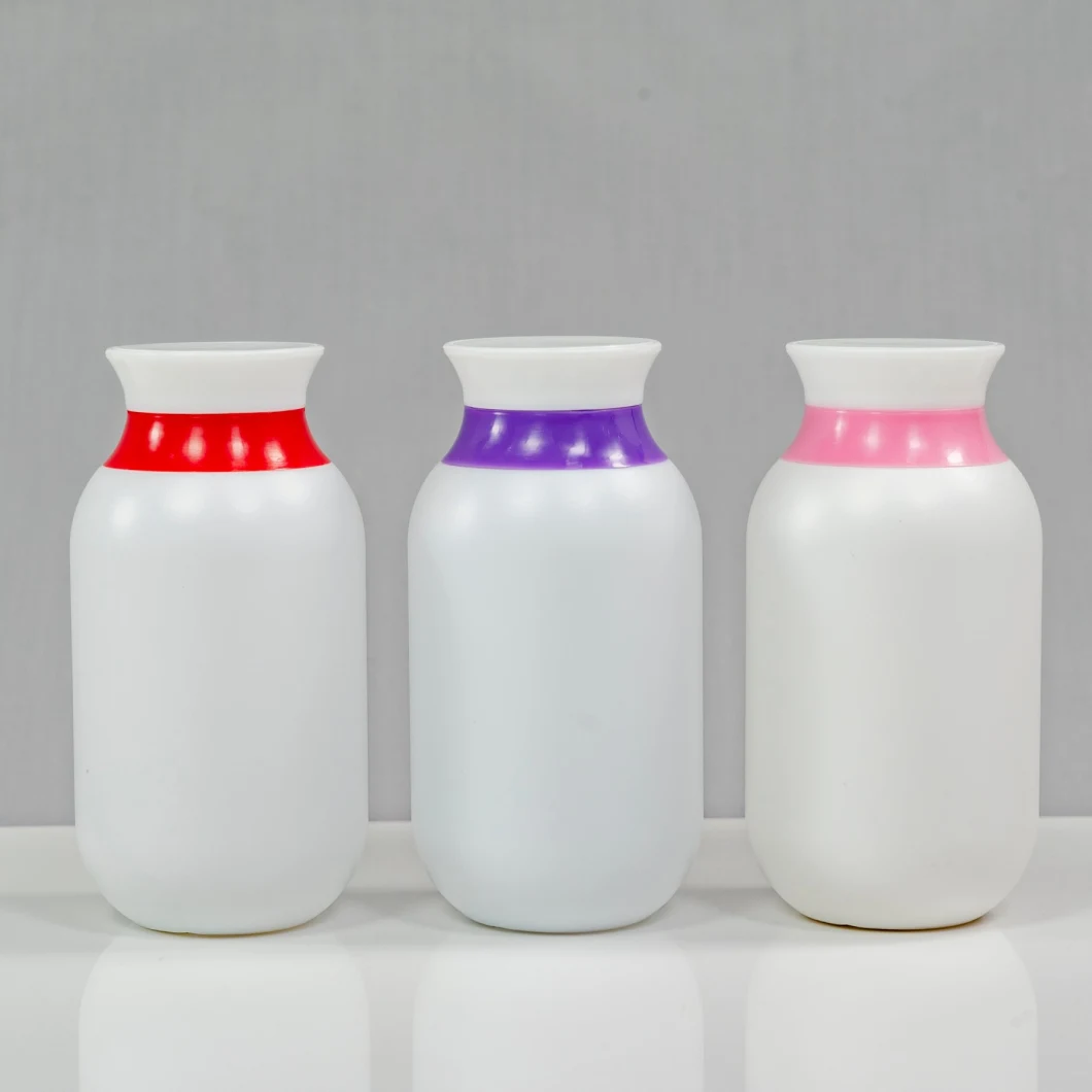 Wholesale Packaging Hot Sale Matte Skin White Jar Dietary Supplement Medicine Food Grade Irregular Shaped Container Oxygen Resistance 150ml HDPE Plastic Bottle