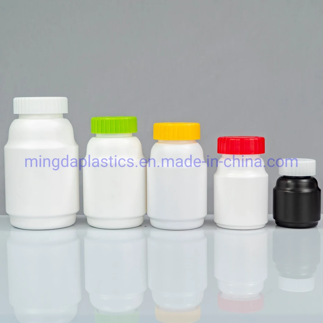 Irregular Round Jar CRC Cap Food Healthcare Products 250ml HDPE Plastic Bottle