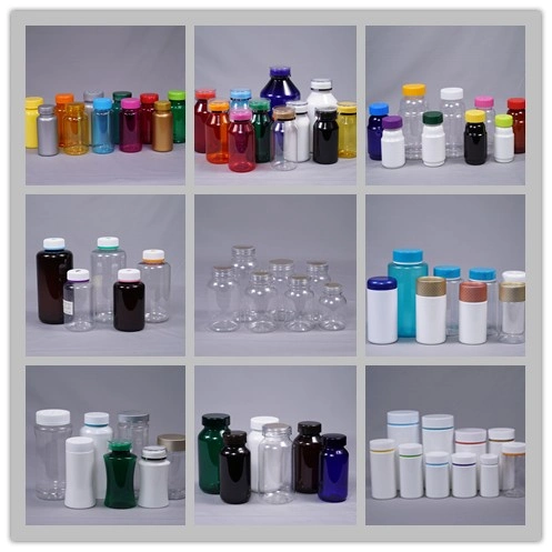 Pet/HDPE Round Plastic Bottle Medicine Tablet Health Care Products Container/Jar