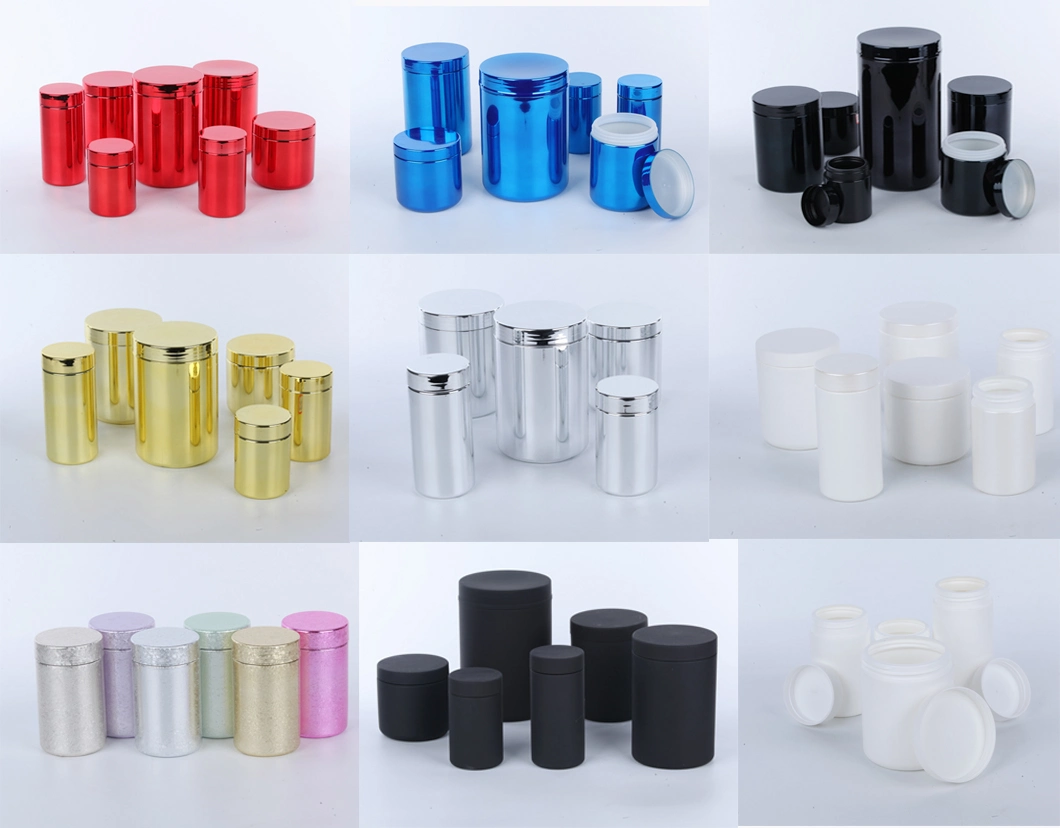 600ml HDPE Small Bottle Plastic Sport Supplement Packing Jar