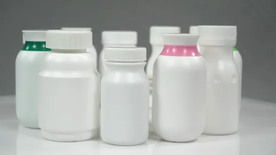 Empty High Density Oxygen Resistance Irregular Shaped 90ml HDPE Plastic Bottle