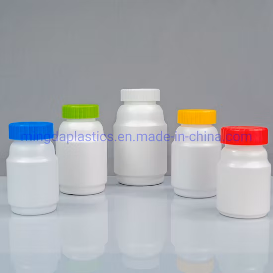 Empty High Density Oxygen Resistance Irregular Shaped 90ml HDPE Plastic Bottle