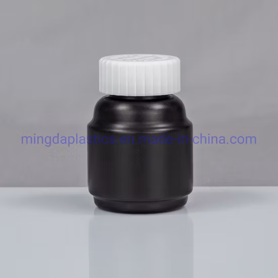 Empty High Density Oxygen Resistance Irregular Shaped 90ml HDPE Plastic Bottle