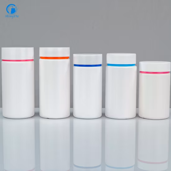 Bottiglia di plastica cilindrica in HDPE da 210 ml (MD-555)