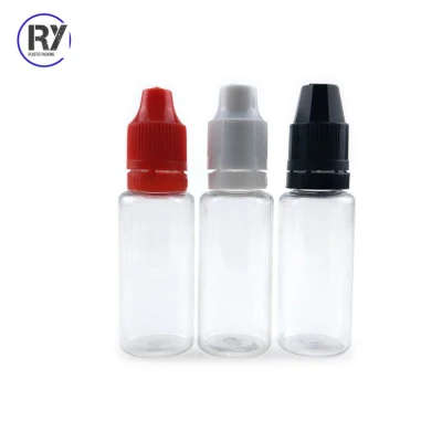 Etichetta personalizzata LDPE 3ml 5ml 10ml 15ml 20ml 30ml 35ml 60ml Bottiglie contagocce in plastica con punta