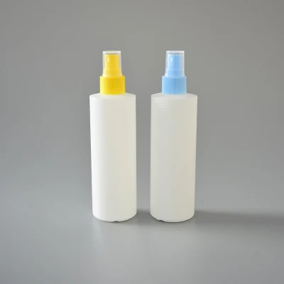 Flacone spray vuoto per nebulizzazione fine rotondo bianco opaco in HDPE