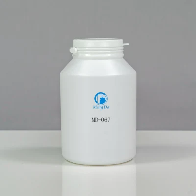 Spalla obliqua in plastica antimanomissione in HDPE per compresse di pillole medicinali che confezionano bottiglia rotonda a strappo da 275 ml Fabbrica di Dongguan